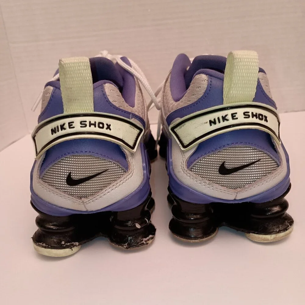 Nike Shox TL Nova White Sapphire Blue Women's Running Shoe Size 7.5